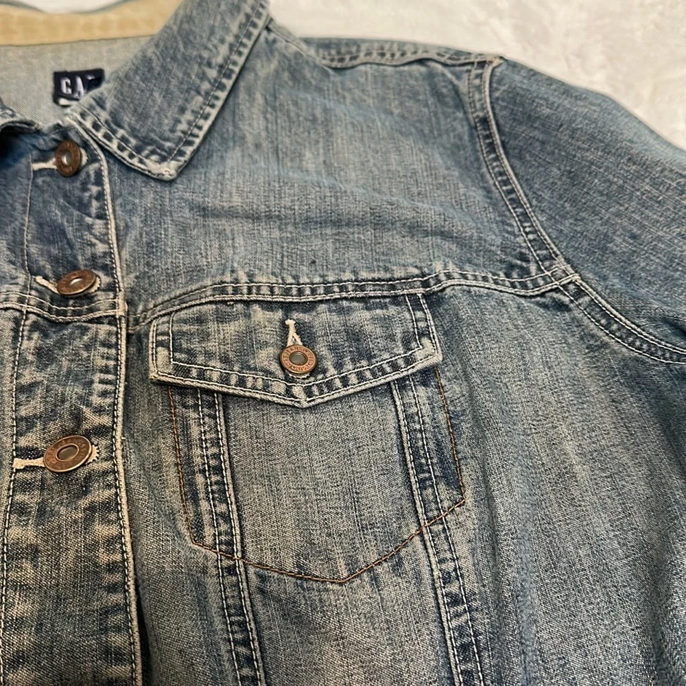 Gap Denim Jacket, Size XL - Picture 7 of 12